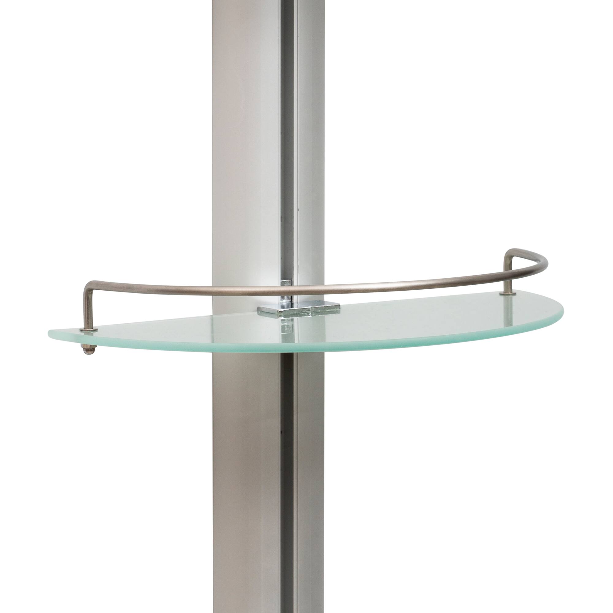 Organize It All 3-Tier Half Moon Glass Shelf